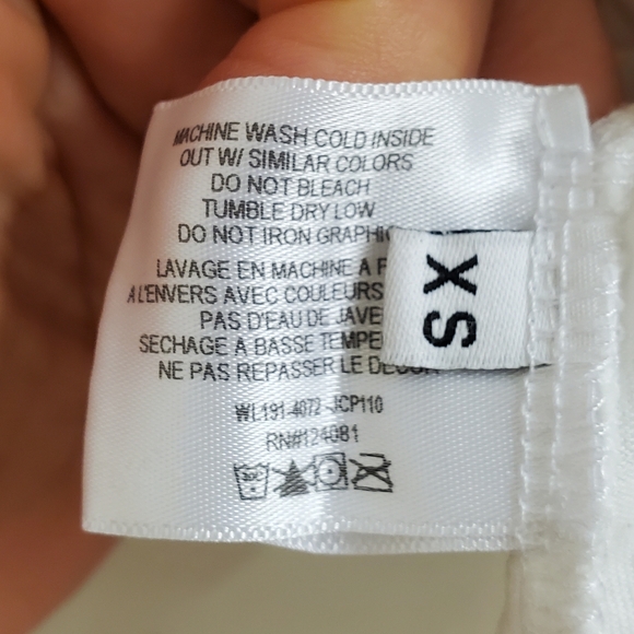 New without tags P S W L Proenza Schouler 100% cotton tee size xs - Picture 10 of 11